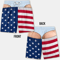 Men Blue Stripe