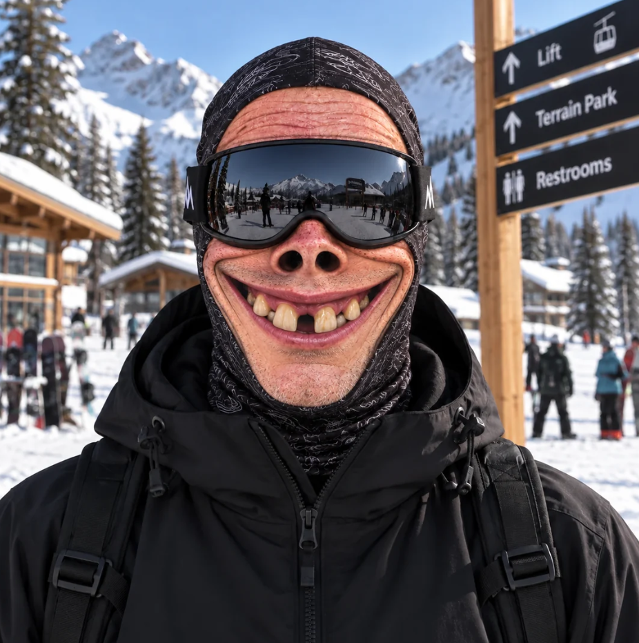 Smiley Ski Mask