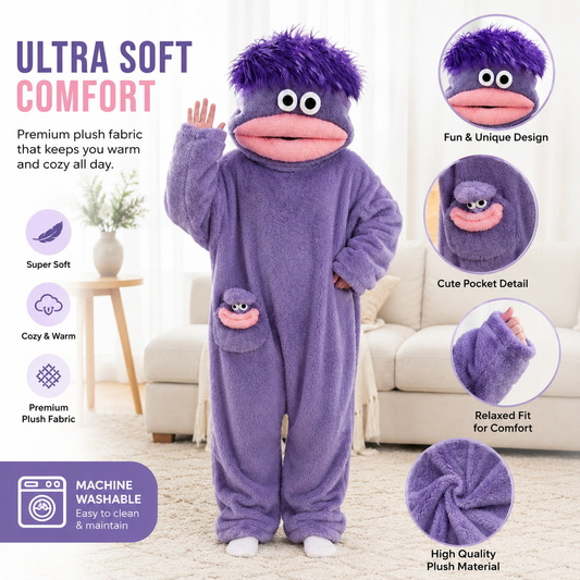 SnuggleGoof™ Plush Character Onesie