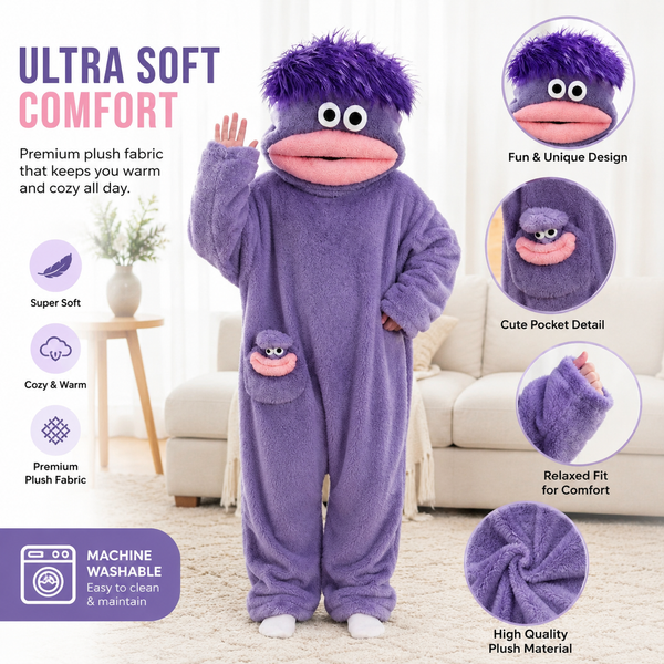 SnuggleGoof™ Plush Character Onesie